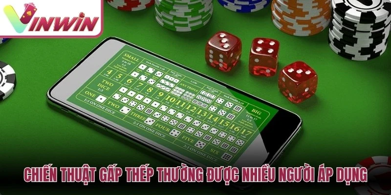 Không nên gấp thếp khi chơi tài xỉu vì mức cược tăng nhanh sau chuỗi thua