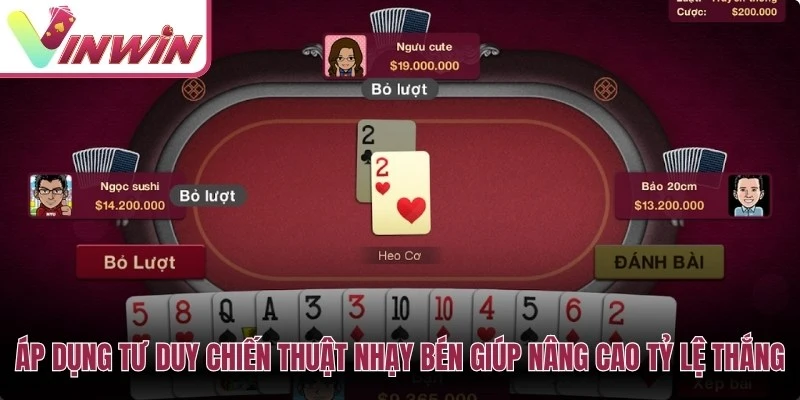 Mẹo chơi Tiến Lên Vinwin gồm xả bài rác quản lý heo và ghi nhớ bài lớn đúng giới hạn