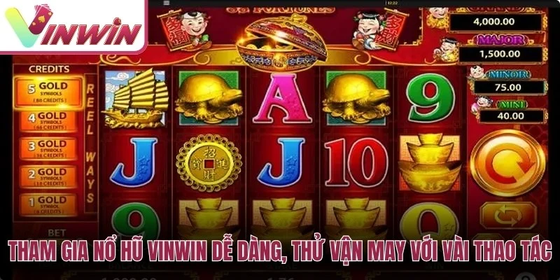 Các bước vào sảnh nổ hũ Vinwin từ đăng ký tài khoản đến chọn trò slot